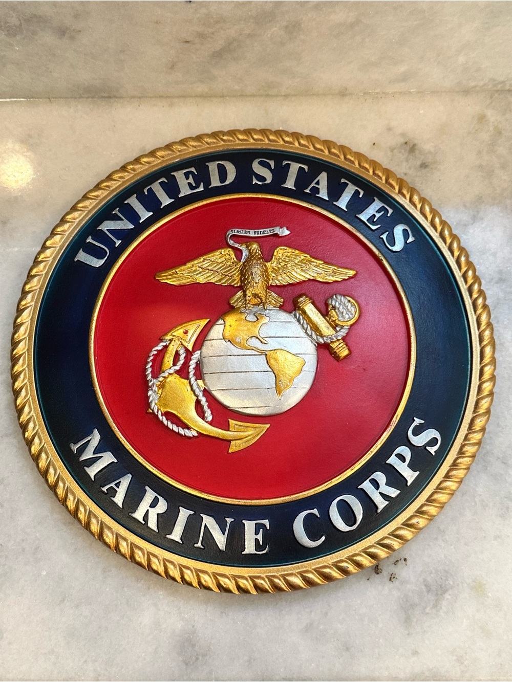 United States Marine Corps Stepping Stone & Wall Plaque